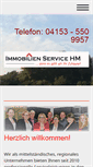 Mobile Screenshot of immobilien-service-hm.de